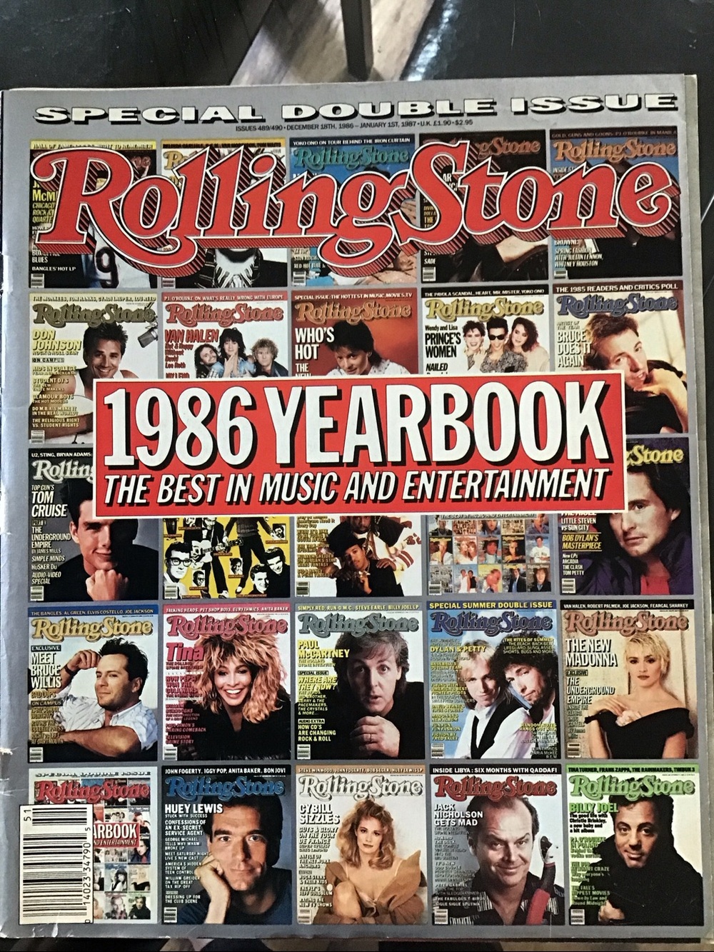 Rolling Stone magazine Special Double issue 1986 Yearbook